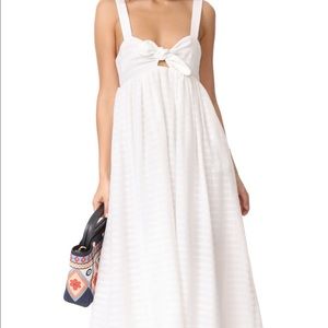 Mara Hoffman Tie Front Maxi Dress